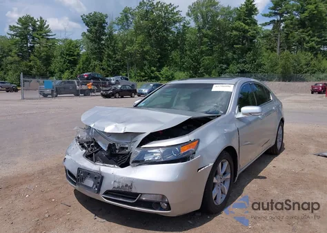 2012 Acura Tl 3.5 из США, поврежденный, VIN 19UUA8F28CA024343
